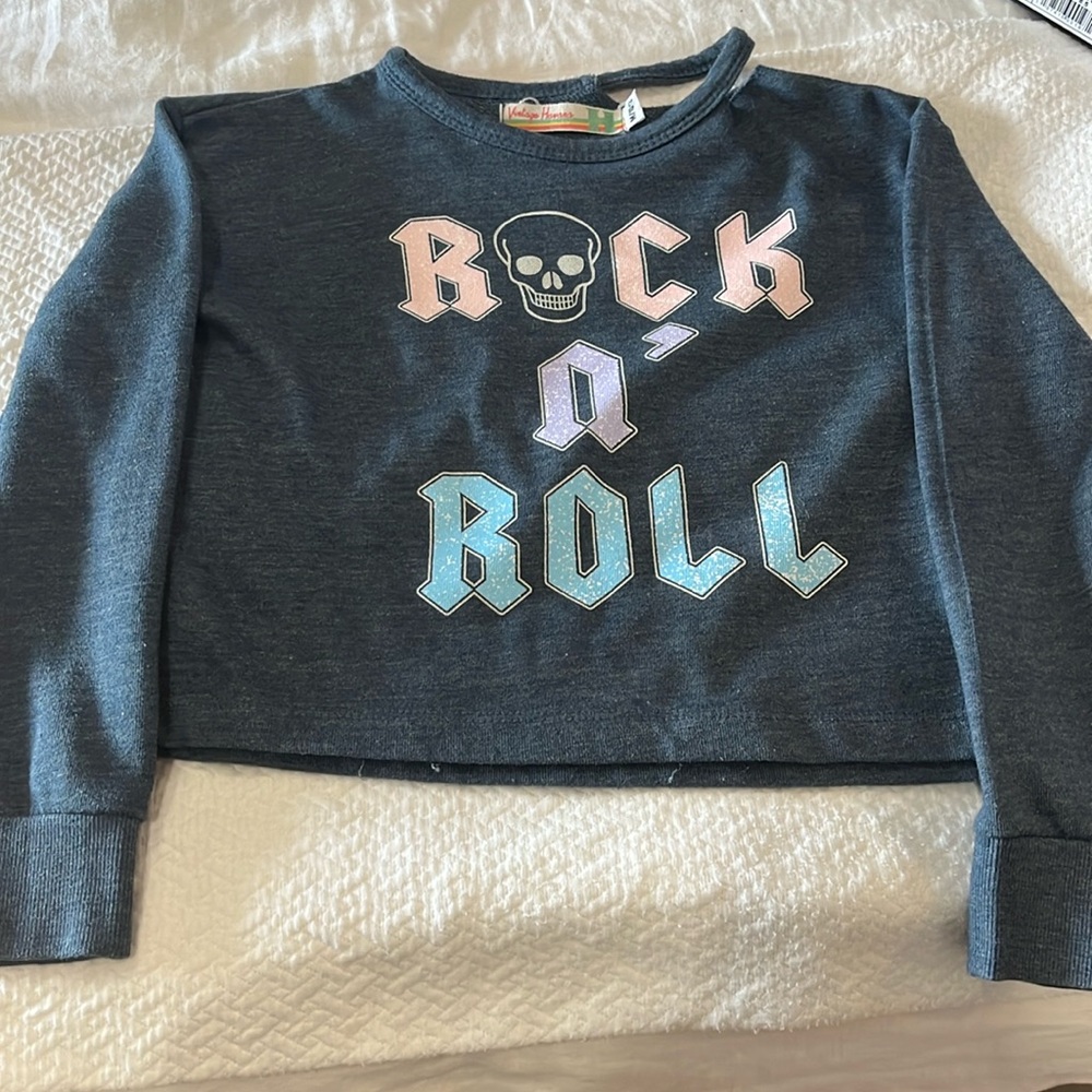 Vintage Havana girls sweatshirt - size medium (10-12).